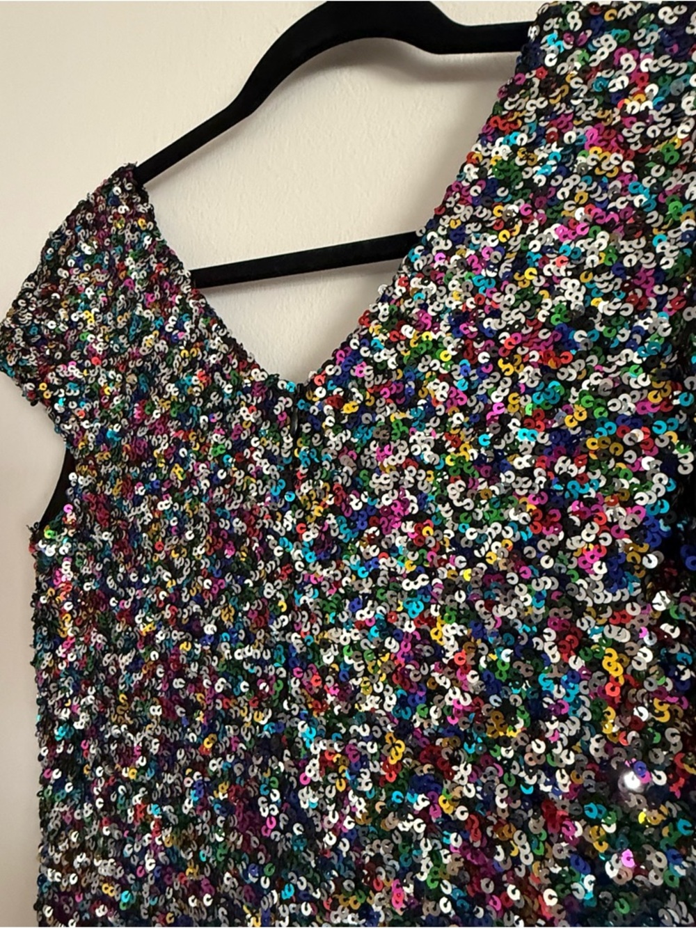 Dress the Population Zoe Multicolor Confetti Sequin Mini Dress - Picture 12 of 13